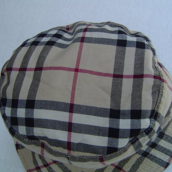 AUTHENTIC BURBERRY NOVA CHECK BUCKET HAT VGC - Picture 6 of 13